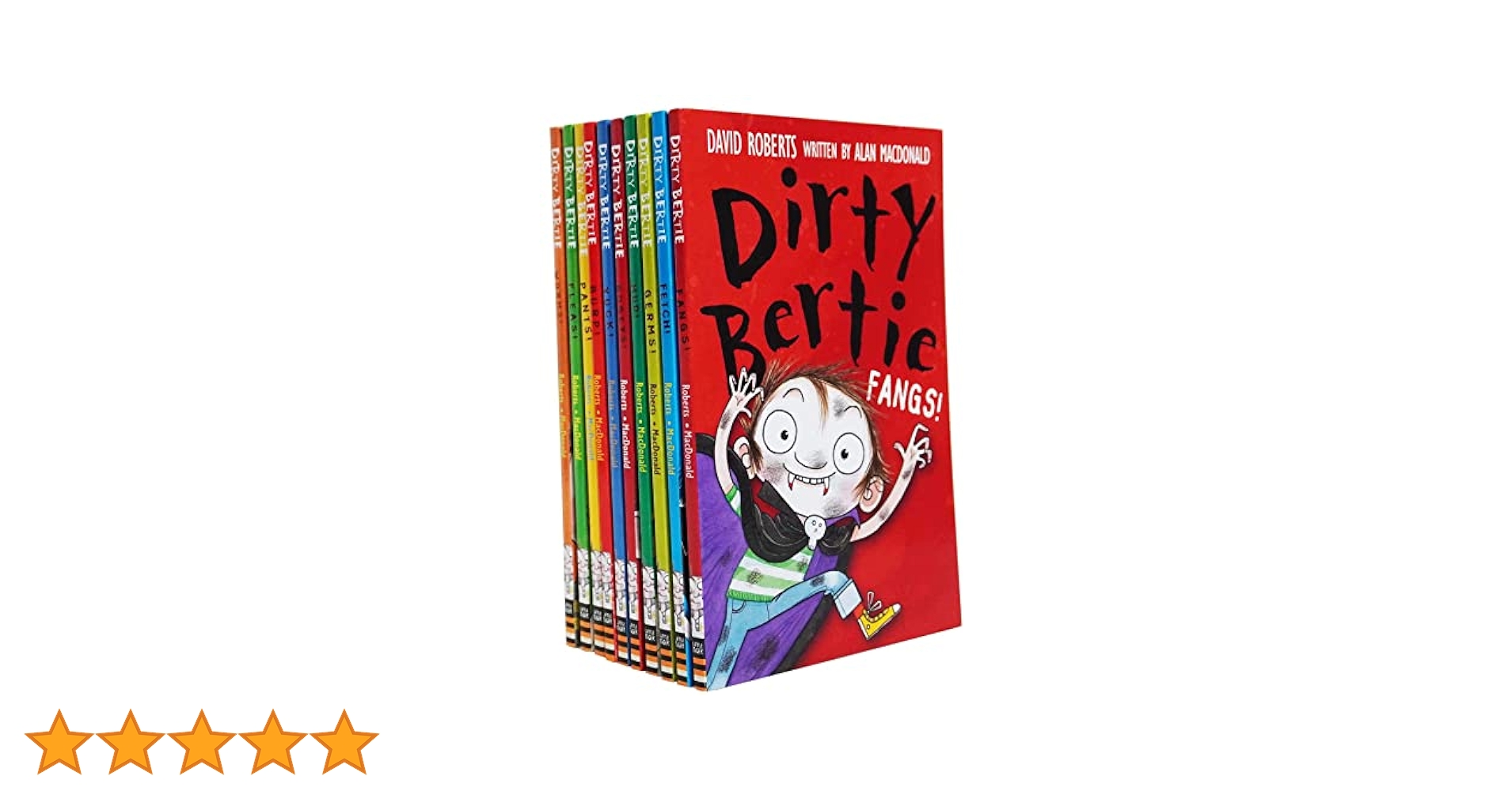 Dirty Bertie - Series 1 - David Roberts 10 Books Collection